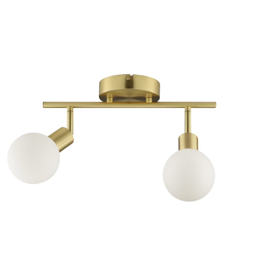 Brilliant - Spotlamp JORGE 2xG9/10W/230V messing
