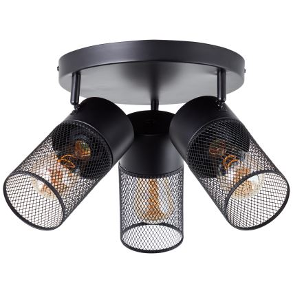 Brilliant - Spotlamp KAMOLO 3xE27/40W/230V zwart