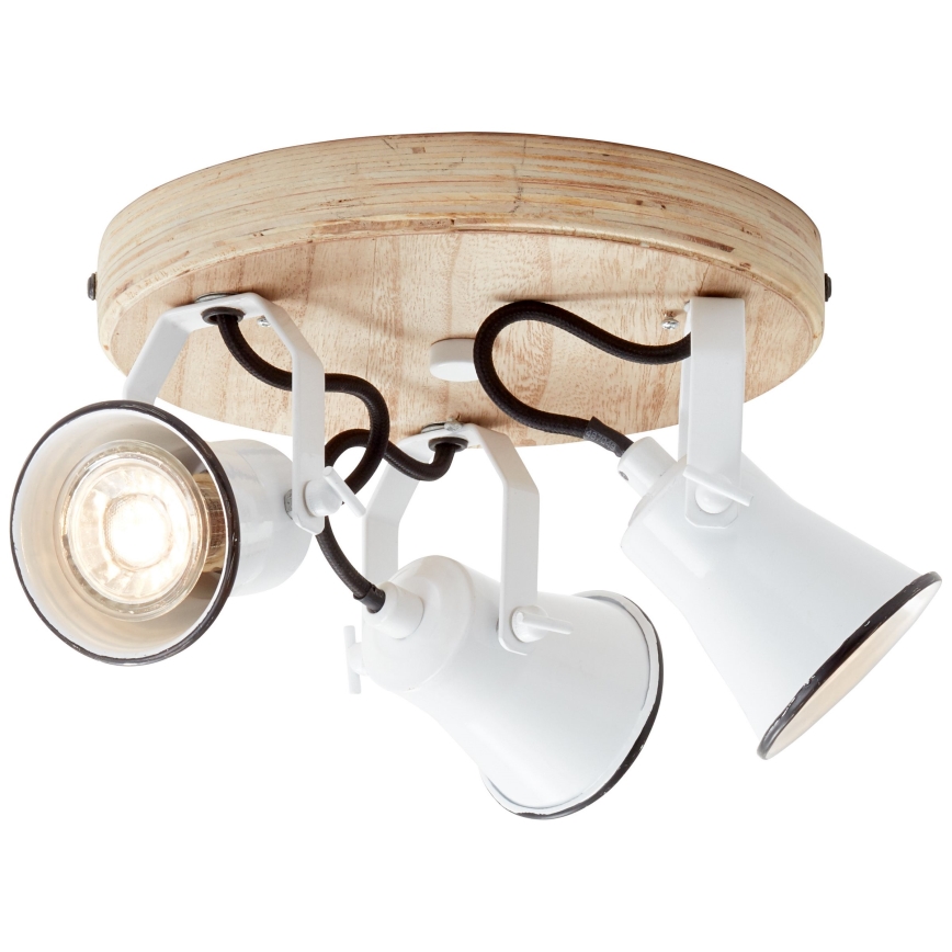 Brilliant - Spotlamp SEED 3xGU10/5W/230V wit/beige