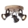 Brilliant - spotlamp SEED 3xGU10/5W/230V zwart/bruin