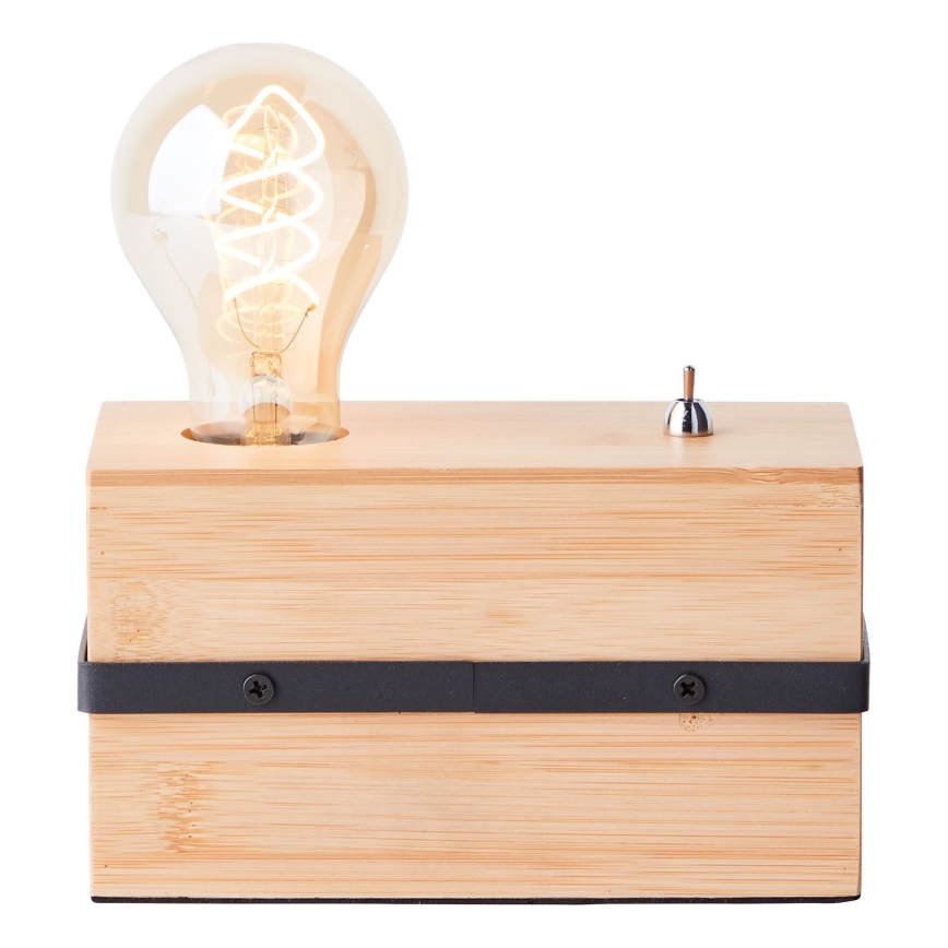 Brilliant - Tafellamp BENNY 1xE27/40W/230V bamboe