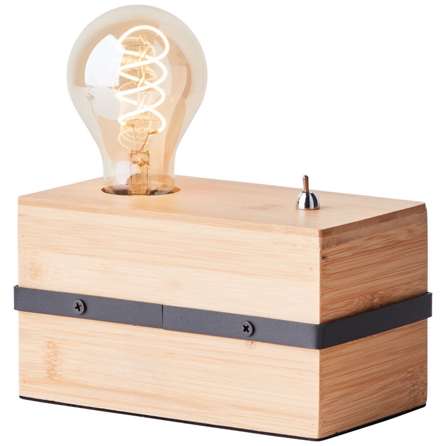 Brilliant - Tafellamp BENNY 1xE27/40W/230V bamboe