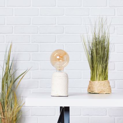 Brilliant - Tafellamp CARDU 1xE27/40W/230V beige