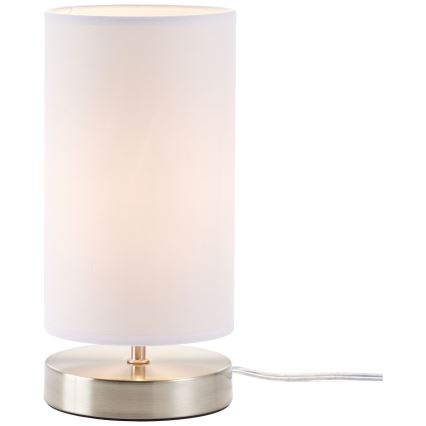 Brilliant - Tafellamp CLARIE 1xE14/40W/230V mat chroom/wit