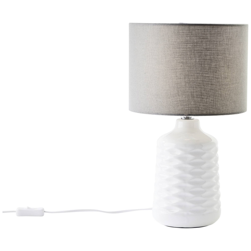 Brilliant - Tafellamp ILYSA 1xE14/40W/230V wit/grijs