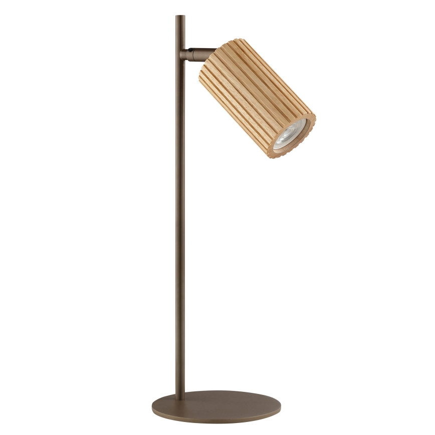 Brilliant - Tafellamp LAKEWOOD 1xGU10/10W/230V bruin