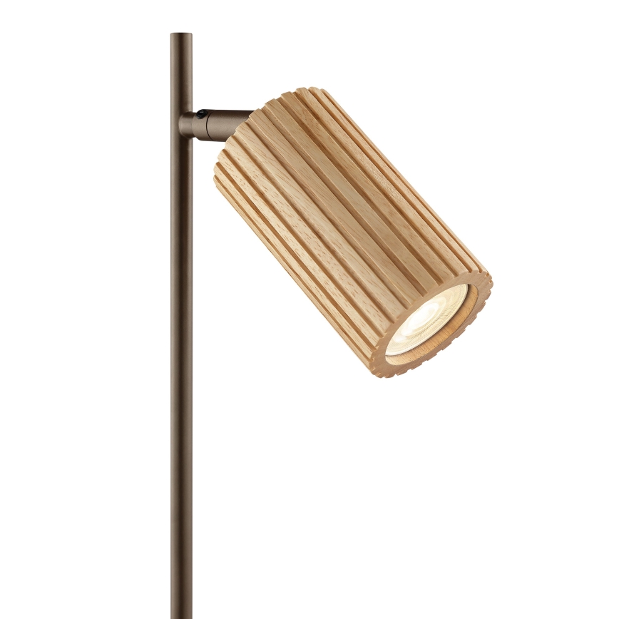 Brilliant - Tafellamp LAKEWOOD 1xGU10/10W/230V bruin