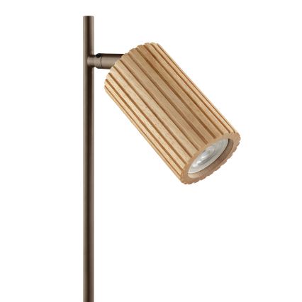 Brilliant - Tafellamp LAKEWOOD 1xGU10/10W/230V bruin
