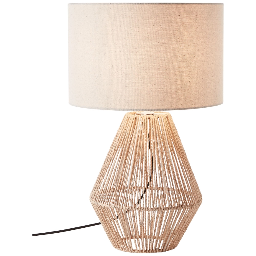 Brilliant - Tafellamp LARAINE 1xE27/42W/230V beige