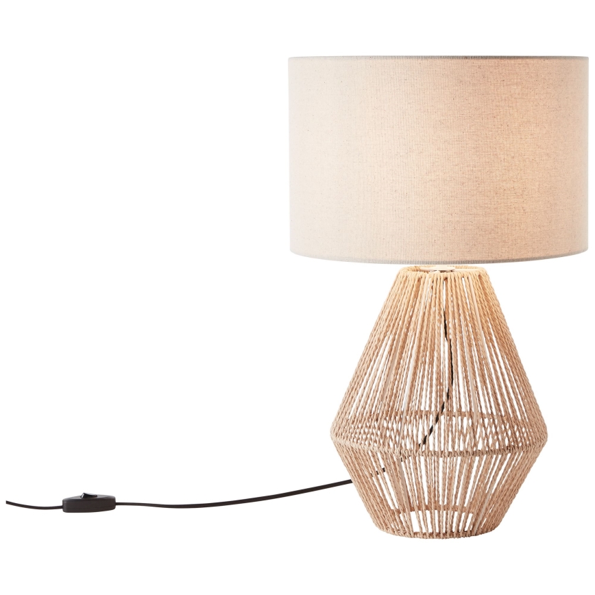 Brilliant - Tafellamp LARAINE 1xE27/42W/230V beige