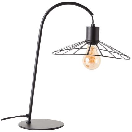 Brilliant - Tafellamp LEIKA 1xE27/52W/230V zwart
