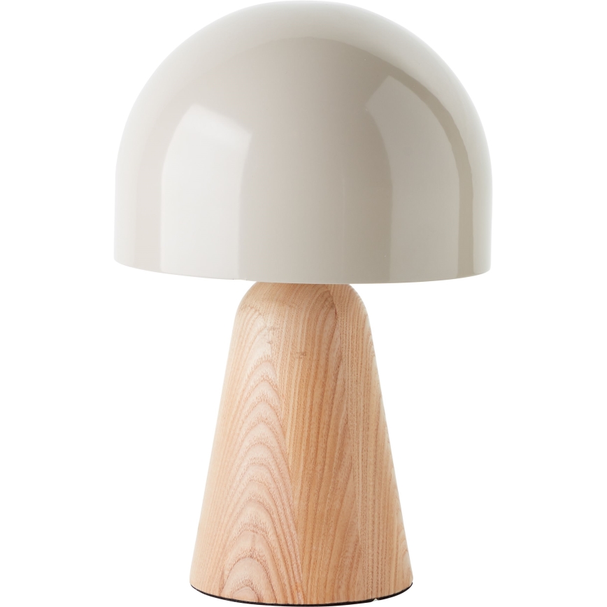 Brilliant - Tafellamp NALAM 1xE14/40W/230V beige/essehout - FSC gecertificeerd
