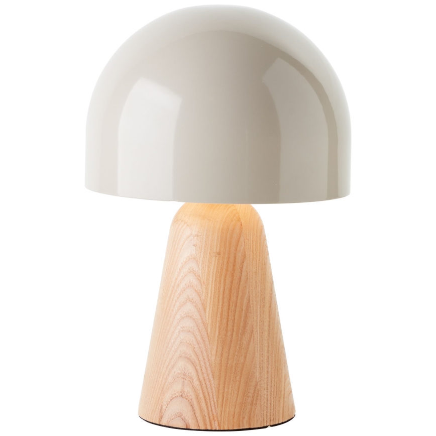Brilliant - Tafellamp NALAM 1xE14/40W/230V beige/essehout - FSC gecertificeerd