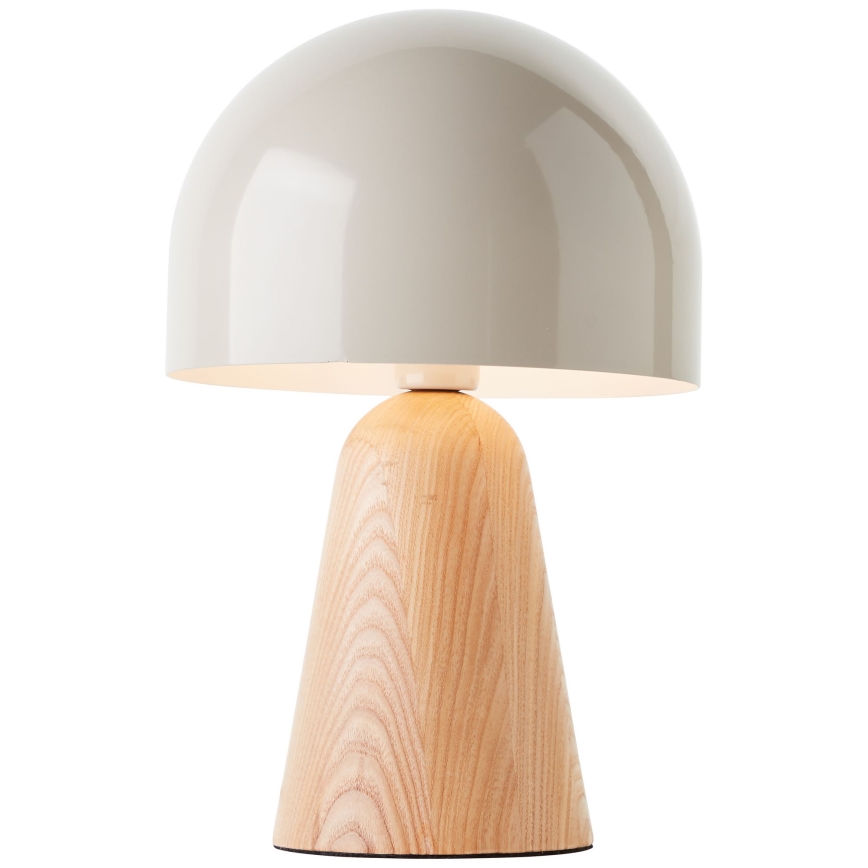 Brilliant - Tafellamp NALAM 1xE14/40W/230V beige/essehout - FSC gecertificeerd