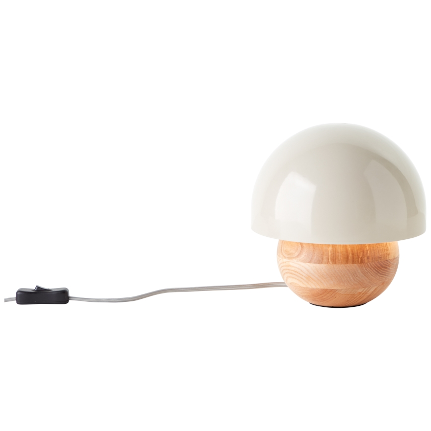 Brilliant - Tafellamp NALAM 1xE14/40W/230V grijs/essehout - FSC gecertificeerd