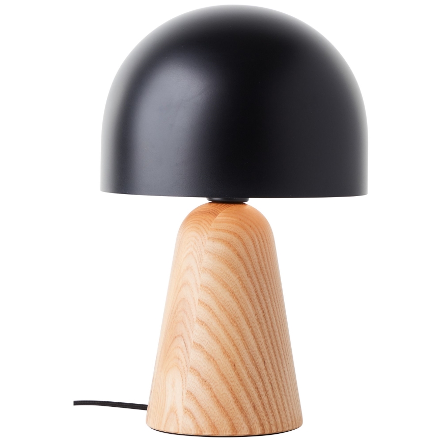 Brilliant - Tafellamp NALAM 1xE14/40W/230V zwart/essehout - FSC gecertificeerd