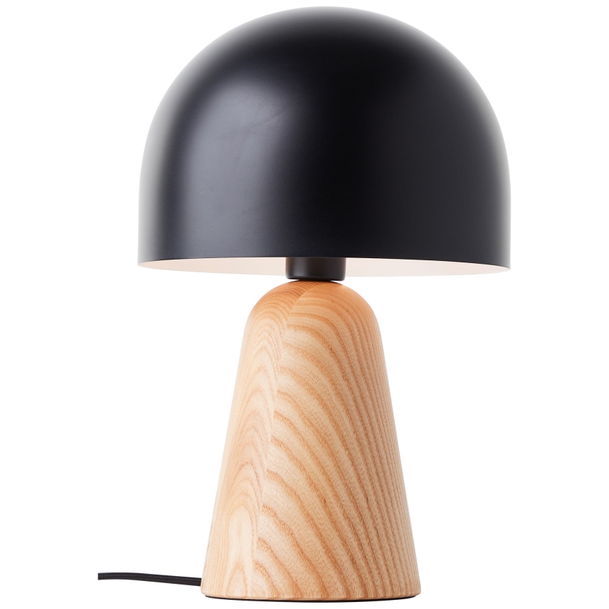 Brilliant - Tafellamp NALAM 1xE14/40W/230V zwart/essehout - FSC gecertificeerd