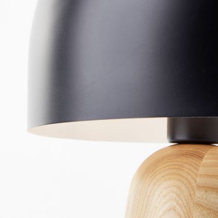 Brilliant - Tafellamp NALAM 1xE14/40W/230V zwart/essehout - FSC gecertificeerd