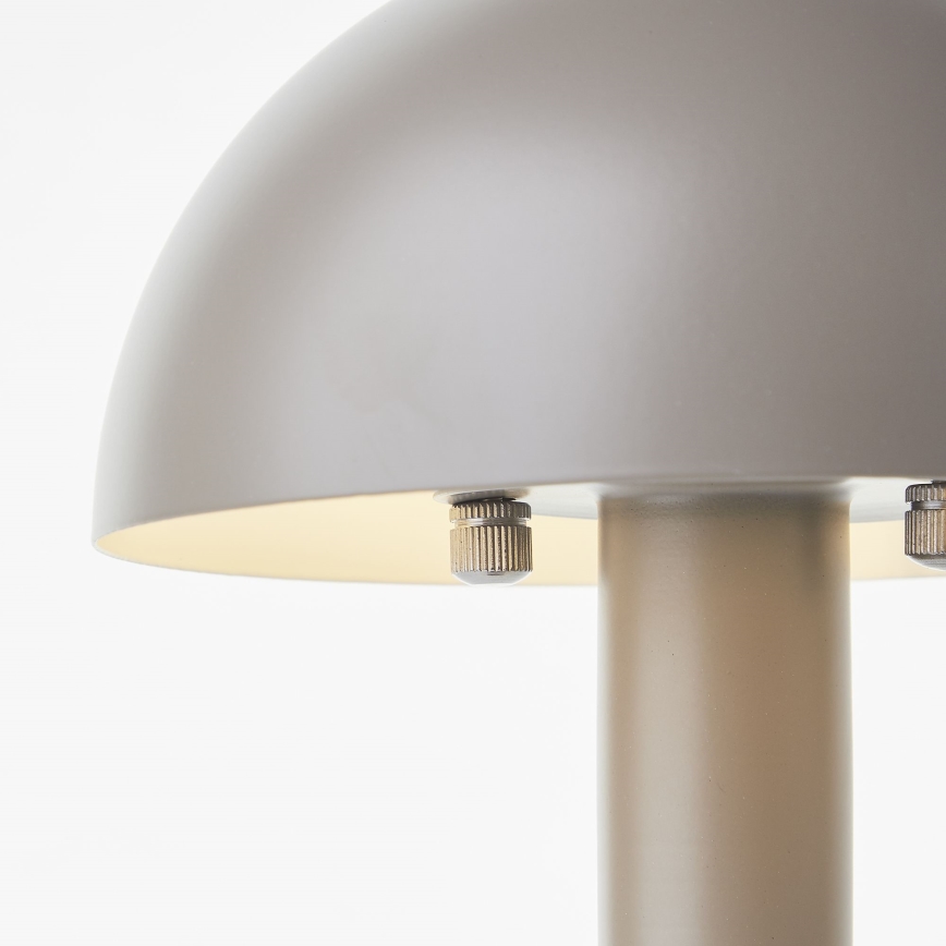 Brilliant - Tafellamp PETITE 1xE14/28W/230V grijs