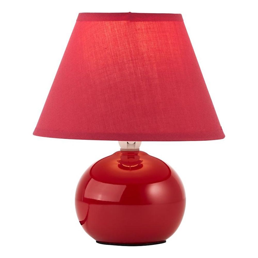 Brilliant - Tafellamp PRIMO 1xE14/40W/230V keramiek/rood
