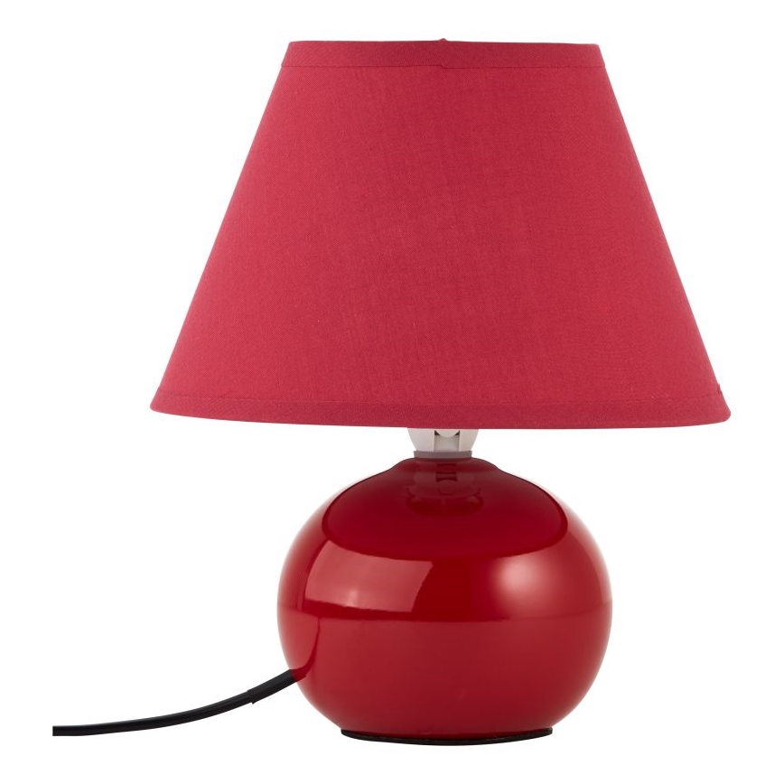 Brilliant - Tafellamp PRIMO 1xE14/40W/230V keramiek/rood