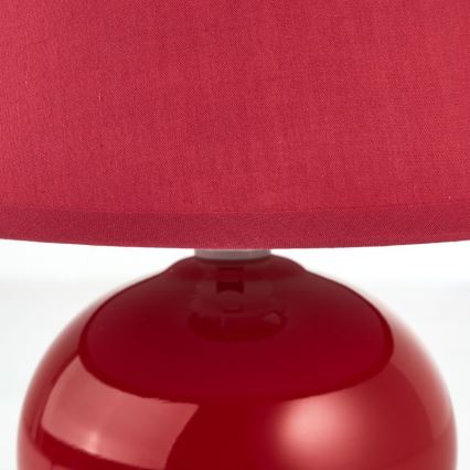 Brilliant - Tafellamp PRIMO 1xE14/40W/230V keramiek/rood