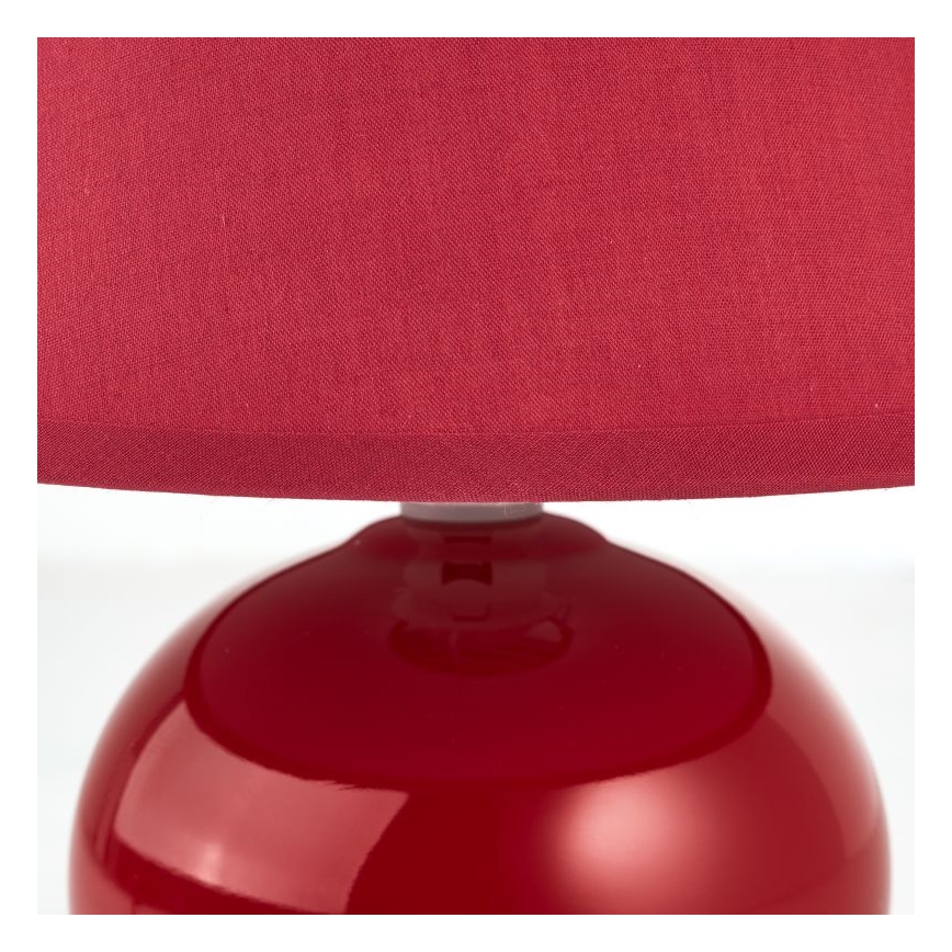 Brilliant - Tafellamp PRIMO 1xE14/40W/230V keramiek/rood