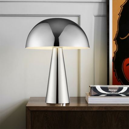 Brilliant - Tafellamp SIGRUN 1xE14/28W/230V glanzend chroom