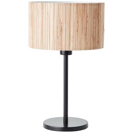 Brilliant - Tafellamp WIMEA 1xE27/52W/230V zwart/beige