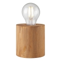 Brilliant - Tafellamp WOODRA 1xE27/20W/230V grenen