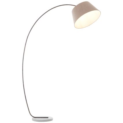 Brilliant - Vloerlamp BROK 1xE27/60W/230V taupe