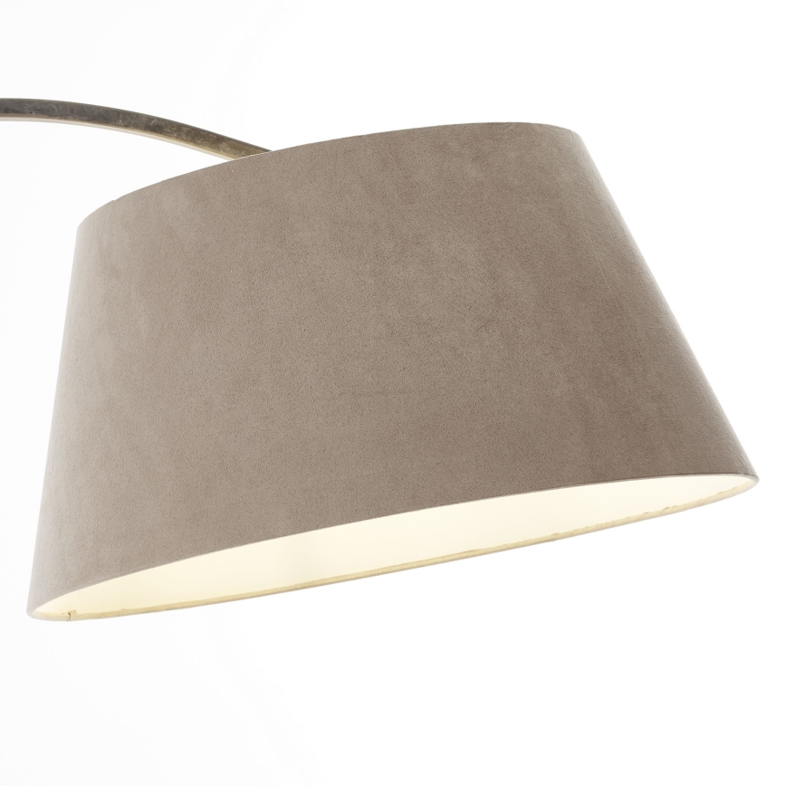 Brilliant - Vloerlamp BROK 1xE27/60W/230V taupe