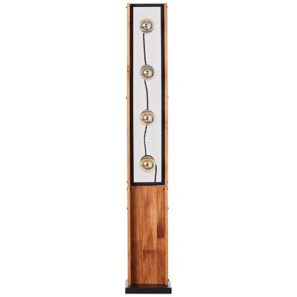 Brilliant - Vloerlamp CALANDRA 4xE27/42W/230V grenen