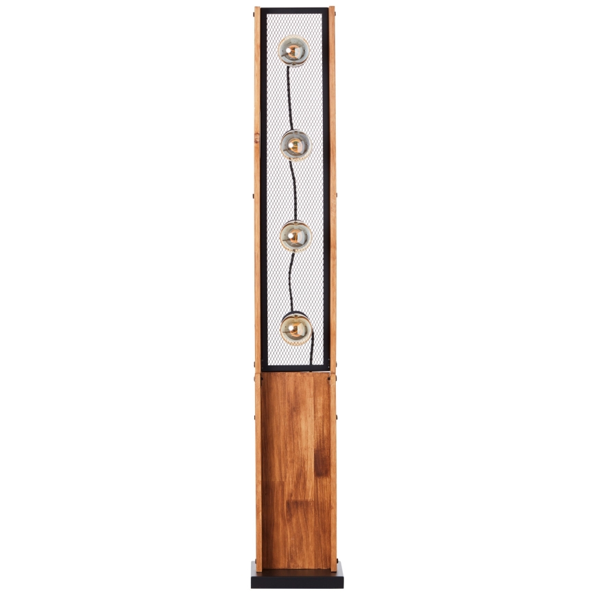 Brilliant - Vloerlamp CALANDRA 4xE27/42W/230V grenen