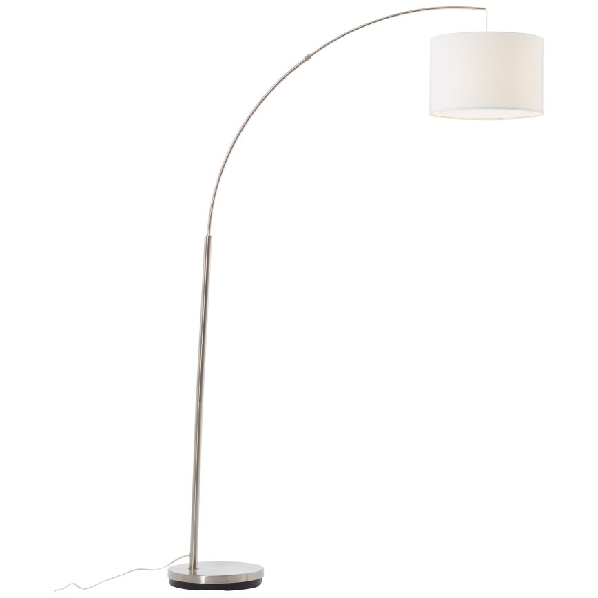 Brilliant - Vloerlamp CLARIE 1xE27/60W/230V mat chroom/wit