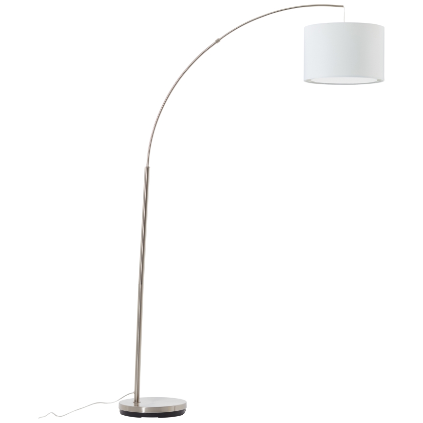 Brilliant - Vloerlamp CLARIE 1xE27/60W/230V mat chroom/wit