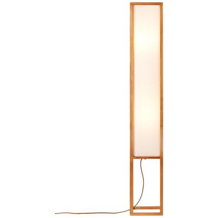 Brilliant - Vloerlamp SEASIDE 2xE27/40W/230V wit/bruin