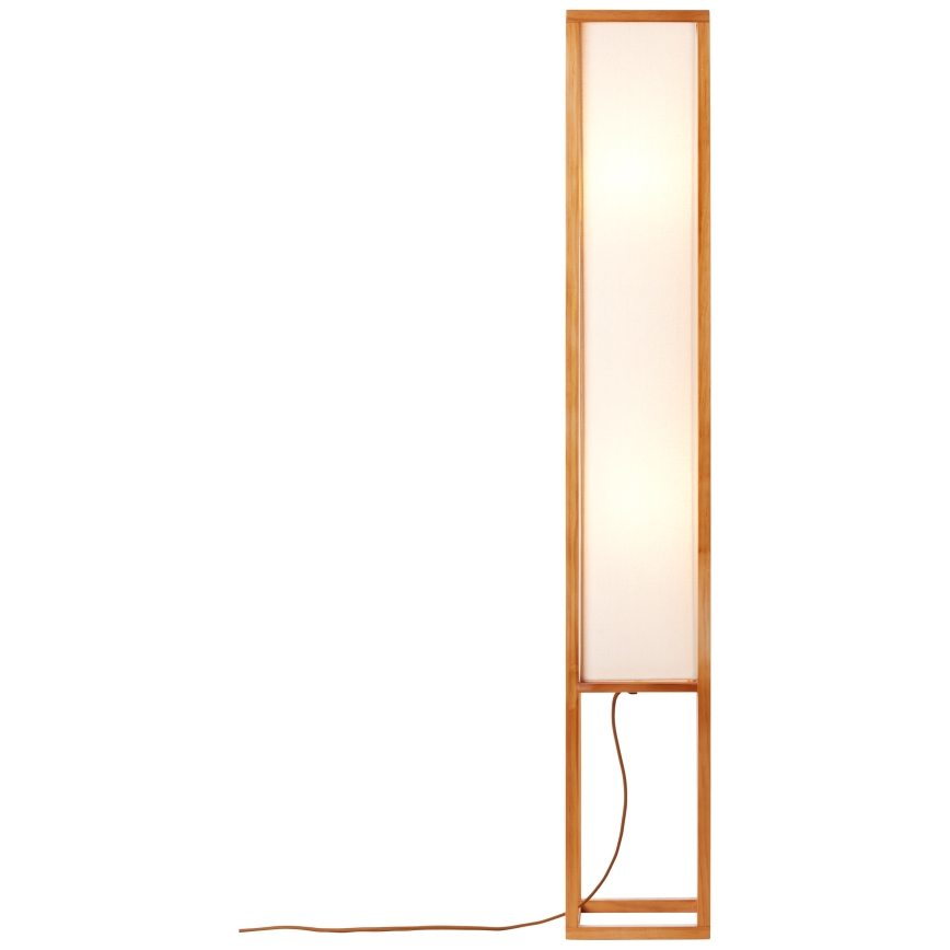 Brilliant - Vloerlamp SEASIDE 2xE27/40W/230V wit/bruin