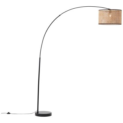 Brilliant - Vloerlamp WILEY 1xE27/60W/230V zwart/beige
