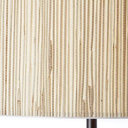Brilliant - Vloerlamp WIMEA 1xE27/52W/230V zwart/beige