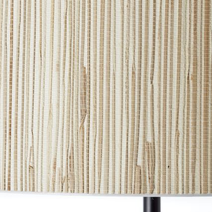 Brilliant - Vloerlamp WIMEA 1xE27/52W/230V zwart/beige