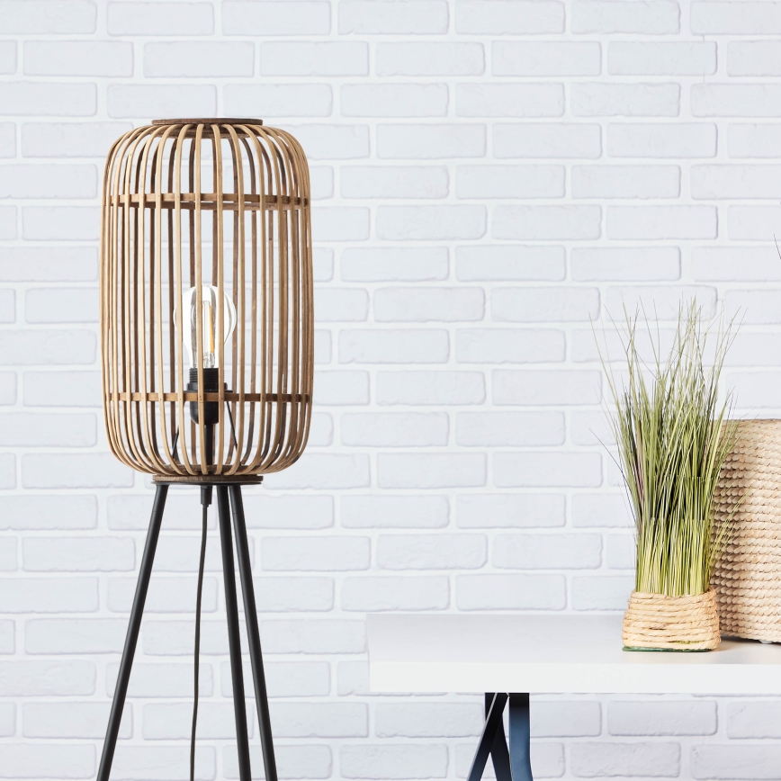 Brilliant - Vloerlamp WOODROW 1xE27/60W/230V bamboe