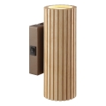 Brilliant - Wandlamp LAKEWOOD 2xGU10/10W/230V bruin