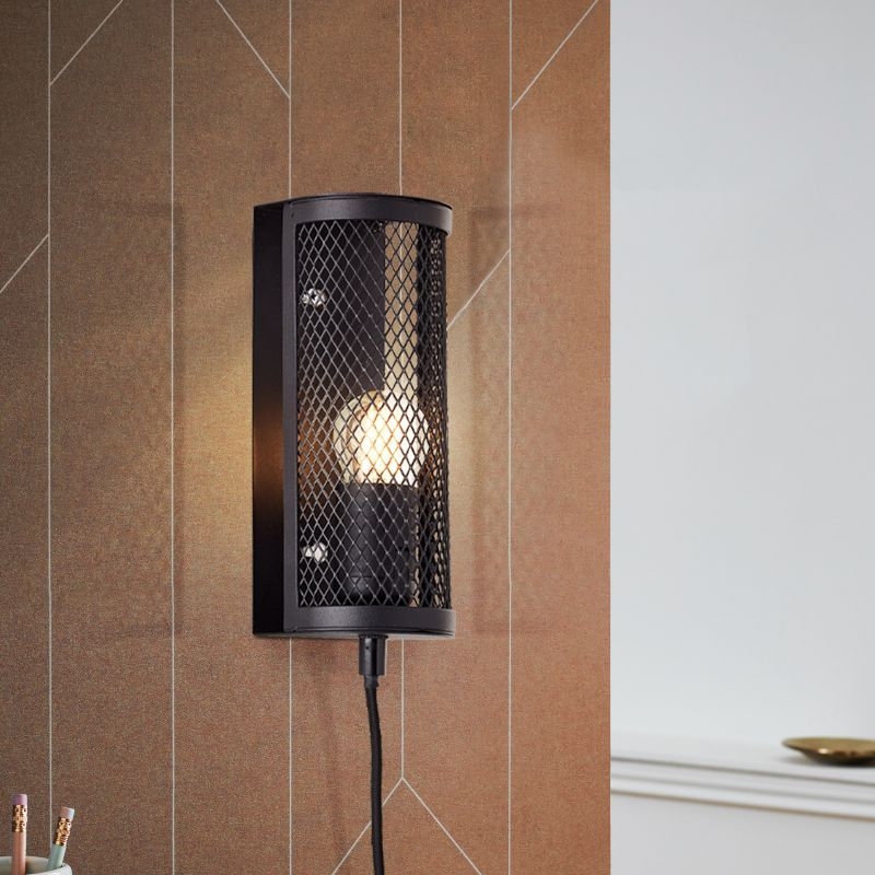 Brilliant - Wandlamp MAZE 1xE27/40W/230V zwart