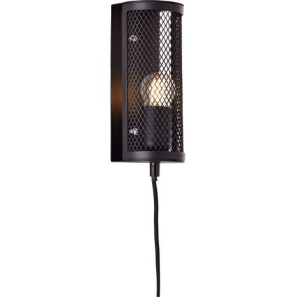Brilliant - Wandlamp MAZE 1xE27/40W/230V zwart