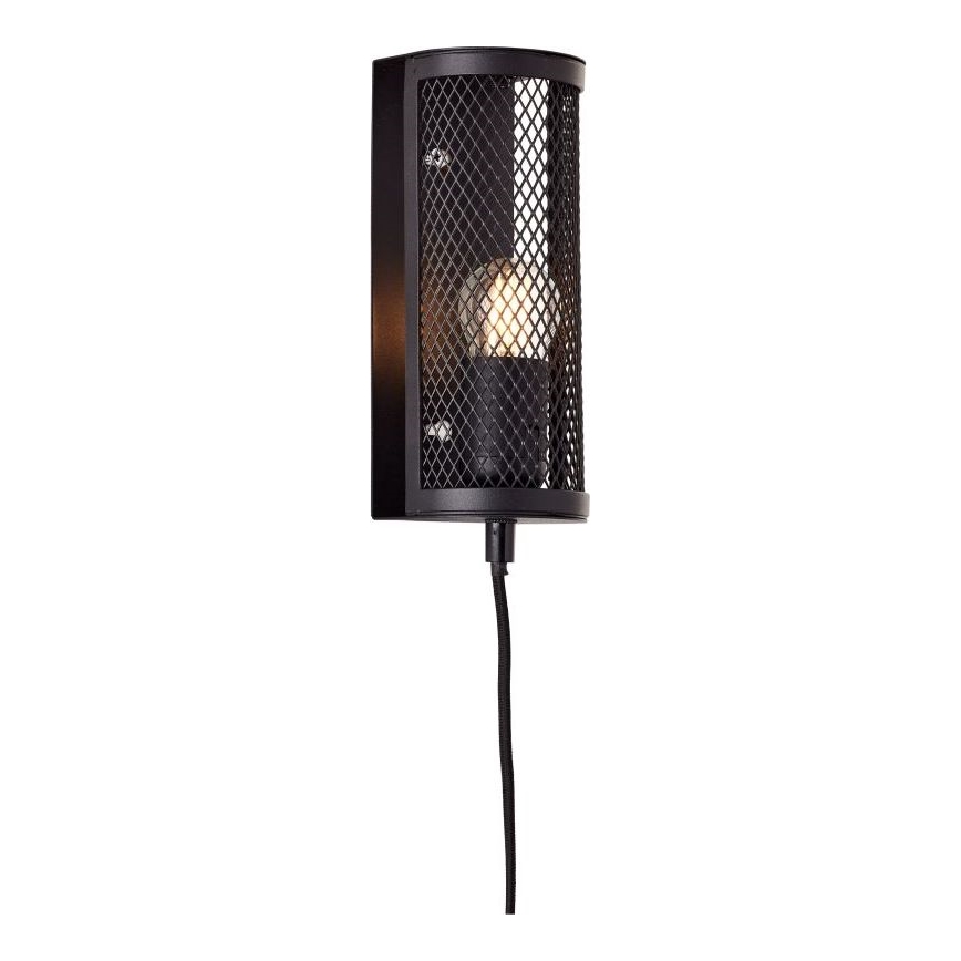 Brilliant - Wandlamp MAZE 1xE27/40W/230V zwart