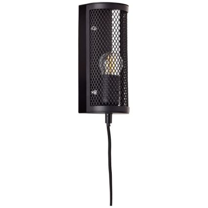 Brilliant - Wandlamp MAZE 1xE27/40W/230V zwart