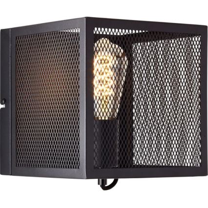 Brilliant - Wandlamp MAZE 1xE27/40W/230V zwart