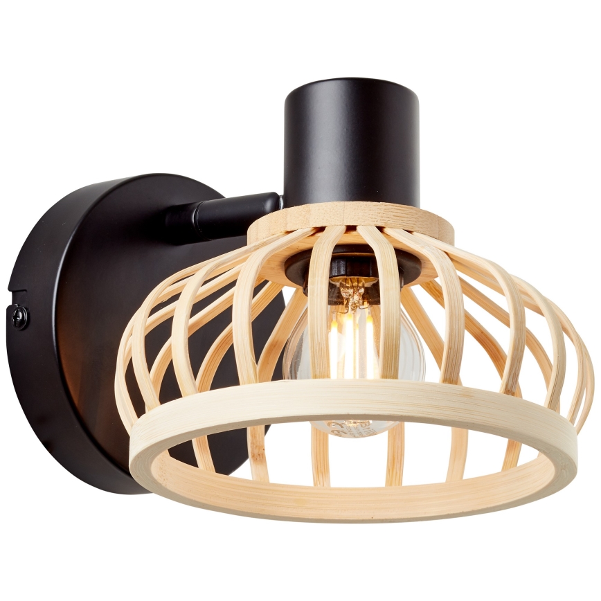 Brilliant - Wandlamp NORAH 1xE14/28W/230V bamboe
