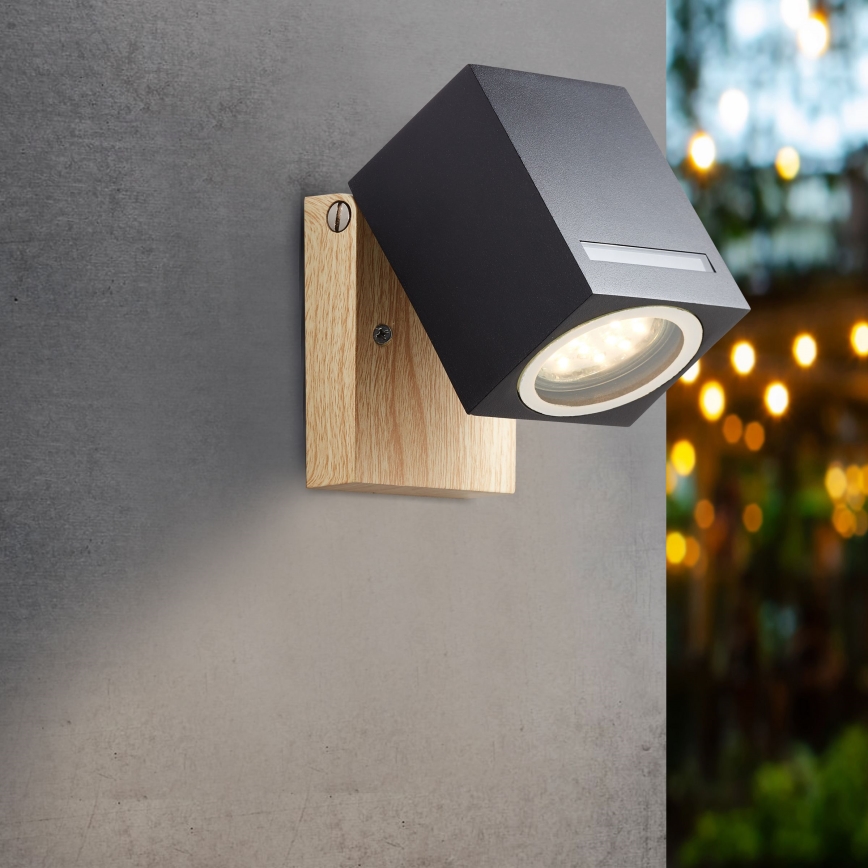 Brilliant - Wandlamp voor buiten GALENI 1xGU10/20W/230V IP44